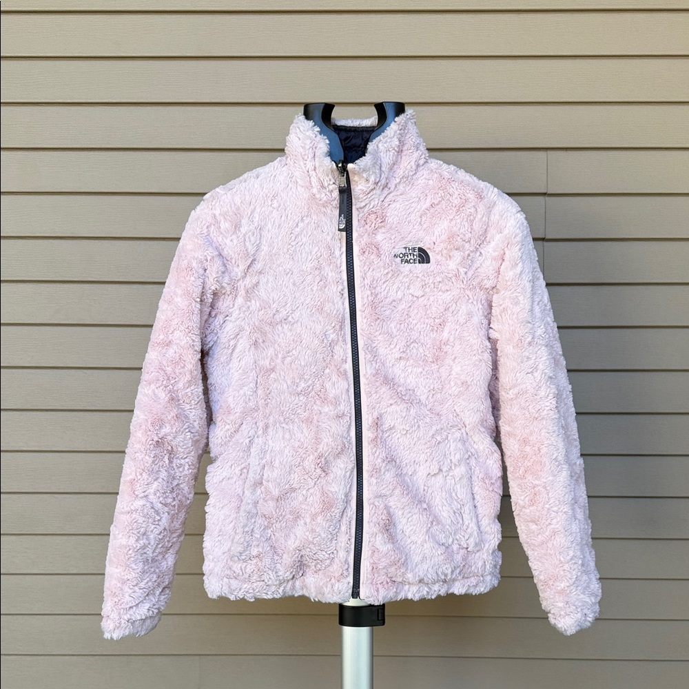 The North Face Reversible Light Pink Sherpa Jacket